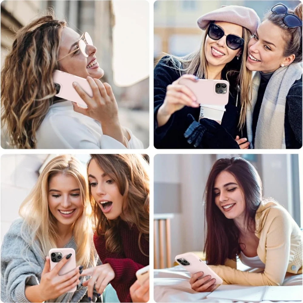 New Compatible with iPhone 13 Pro Case, Silicone Slim Protective Shockproof